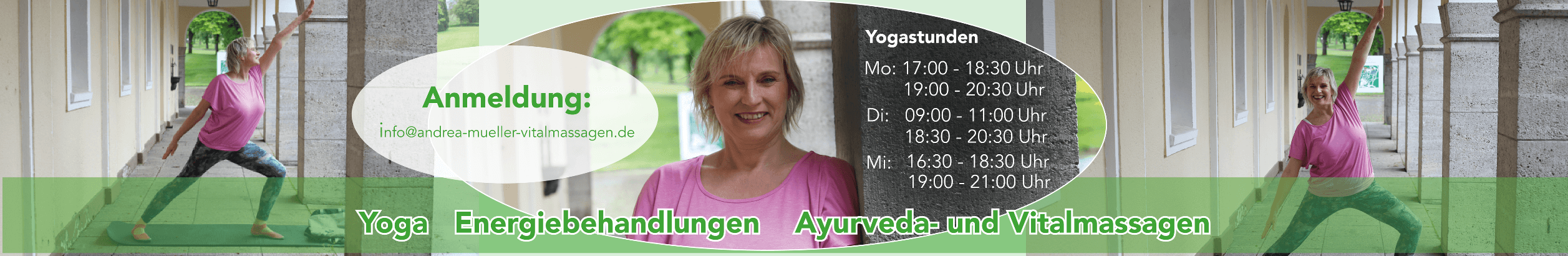 Andrea Müller - Yogastunden Anmeldung Andrea Müller - Yogastunden Anmeldung